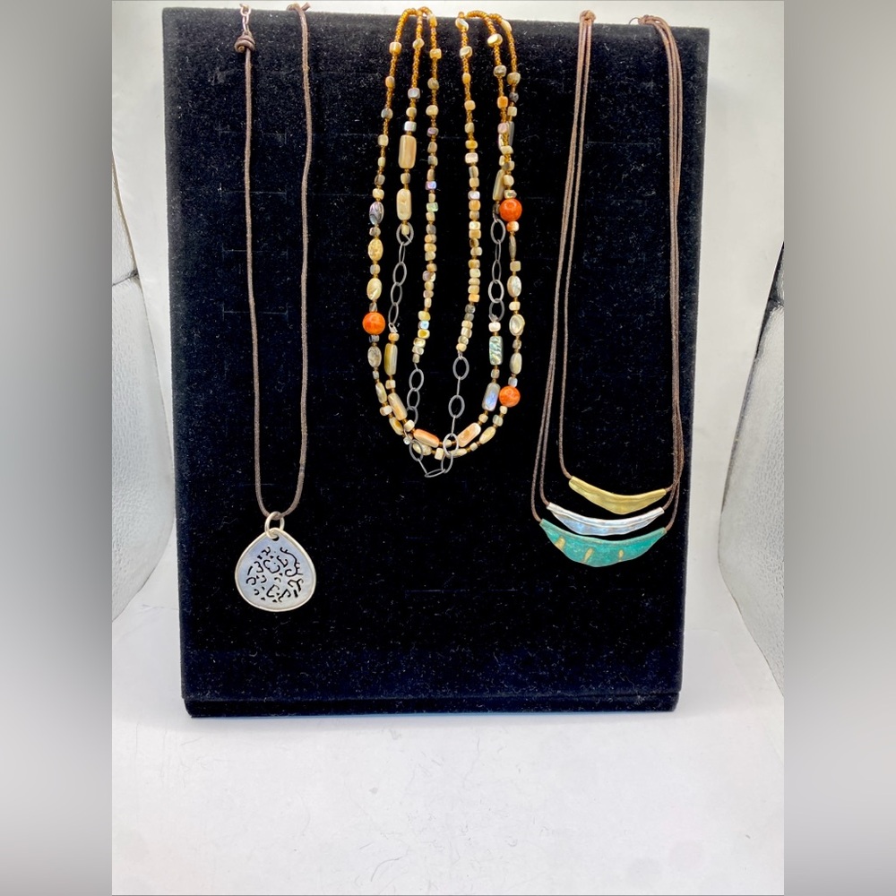 Set of 3 Vintage Retired Silpada Necklaces